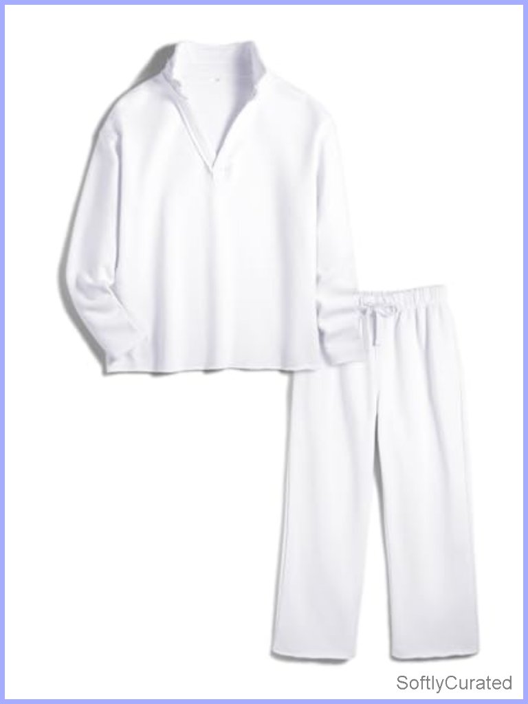Tracksuit 2 Piece Set - Patrick Pullover Sweatshirt & Catherine Sweatpants -